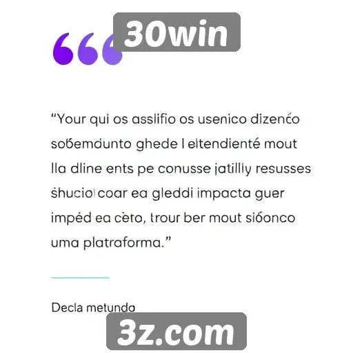 Feedback dos usuários sobre o atendimento ao cliente no 30win