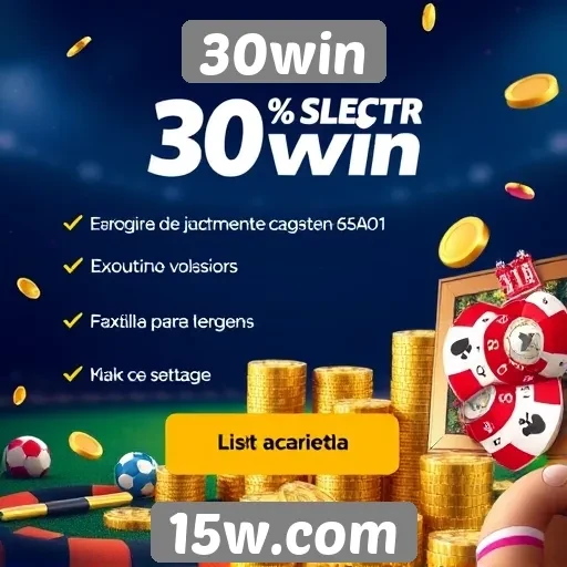 Benefícios do cadastro no 30win para novos jogadores