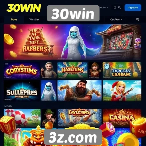 30win oferece jogos variados para diferentes públicos